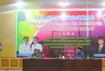 Bupati Anwar Sadat Hadiri Rembuk Stunting