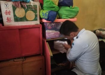 Dalam Rangka Peningkatan Kewaspadaan Jelang Tahun Baru 2023, Lapas Sabak Gelar Sidak Blok Hunian
