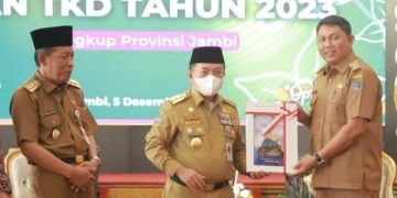 Wabup Tanjab Barat Hadiri Kegiatan DIPA dan TKD Tahun 2023