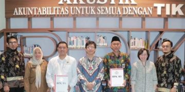 Sekda Tanjab Barat Hadiri Serah Terima Laporan Hasil Pemeriksaan BPK RI