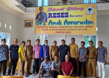 Dewan Muaro Jambi Andi Amirudin Reses di Desa Tangkit