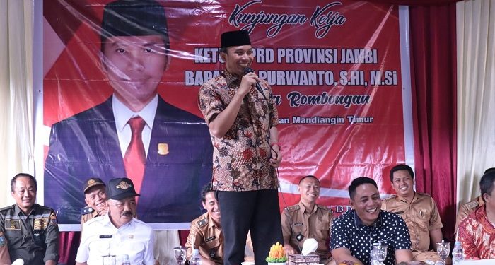 Edi Purwanto Lakukan Kunjungan Kerja, Tinjau Jalan hingga Sekolah di Sarolangun