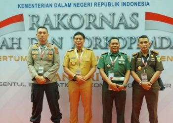 Bupati Fadhil Arief Hadiri Rakornas di SICC Bogor