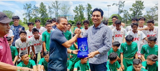 Kemenangan Tim Pra PON Jambi Ikut Disaksikan Ketua Asprov PSSI Jambi Fadhil Arief