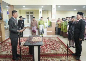 Pj Bupati Bachyuni Resmi Lantik Kadis Dukcapil Muaro Jambi