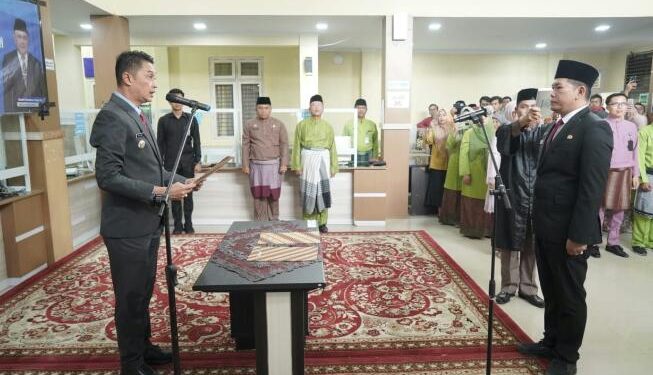 Pj Bupati Bachyuni Resmi Lantik Kadis Dukcapil Muaro Jambi