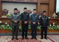 Sekda Muaro Jambi Hadiri Rapat Paripurna Laporan Pansus Dewan Tentang Aset dan APBD