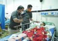 Pj. Bupati Bachyuni Bersama Sekda Jenguk Warga Suka Damai di Serang Beruang