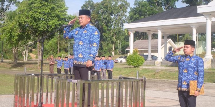 Sekda Budhi Hartono Hadiri Upacara Hari Kesadaran Pemkab Muaro Jambi