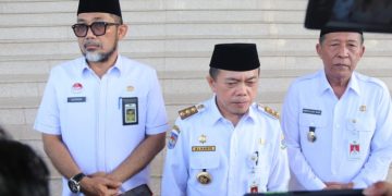 Pimpin Upacara Pasca Lebaran, Al Haris Tekankan Kedisiplinan Kerja Guna Tingkatkan Kinerja