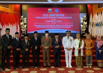 Ketua DPRD Jambi Edi Purwanto Hadiri Pelantikan Pj Bupati Merangin