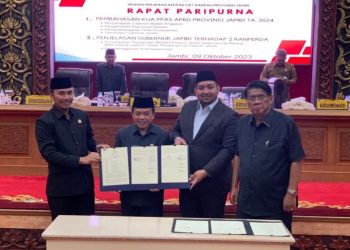 DPRD Bersama Pemprov Jambi Sepakati KUA PPAS TA 2024