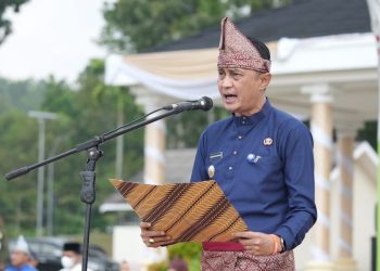 Pj Bupati Pimpin Upacara Memperingati HUT Kabupaten Muaro Jambi Ke-24