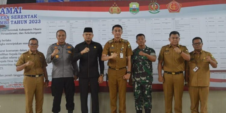 Pj Bupati Bachyuni Hadiri Deklarasi Damai Pilkades Serentak Tahun 2023