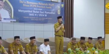 Sambut Bulan Suci Ramadhan, Dinas PUPR Provinsi Jambi Gelar Doa Bersama 