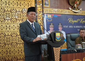 Wagub Sani Harap Rakor Staf Ahli Jadi Media Wujudkan Kesejahteraan Masyarakat Provinsi Jambi