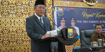 Wagub Sani Harap Rakor Staf Ahli Jadi Media Wujudkan Kesejahteraan Masyarakat Provinsi Jambi