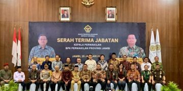 Hadiri Serah Terima Jabatan Kepala BPK Perwakilan Provinsi Jambi, Edi Purwanto: Tetap Bangun Koordinasi dan Komunikasi