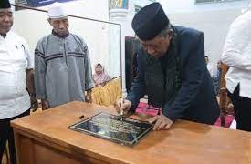 Wagub Sani Resmikan Status Langgar Jami’ Al Hidayatussholihin Desa Tangkit