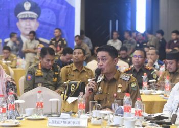 PJ Bupati Muaro Jambi Ikuti Rakor dalam Persiapan Pemilu Serentak 2024