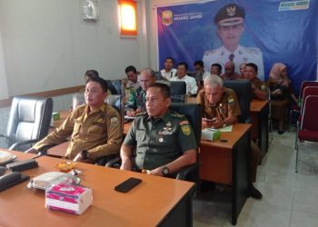 PJ Bupati Muaro Jambi Ikuti Rapat Koordinasi Inflasi Secara Zoom Meeting