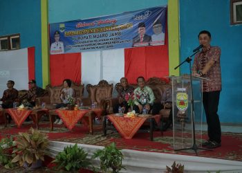 Pj Bupati Muaro Jambi Hadiri Kegiatan Pelayanan Keluarga Berencana KB di Sebapo