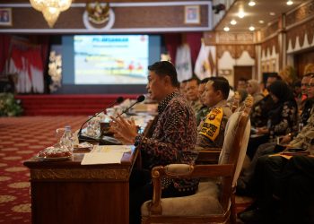 Pj Bupati Muaro Jambi Hadiri Rapat Koordinasi Penanganan Darurat Bencana Banjir dan Longsor di Provinsi Jambi