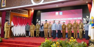 Gubernur Al Haris Kukuhkan Gugus Tugas Bisnis dan HAM Provinsi Jambi