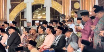 Ketua DPRD Edi Purwanto Beserta Istri Hadiri Akad Nikah Putri Gubernur Jambi Esy-Iqbal