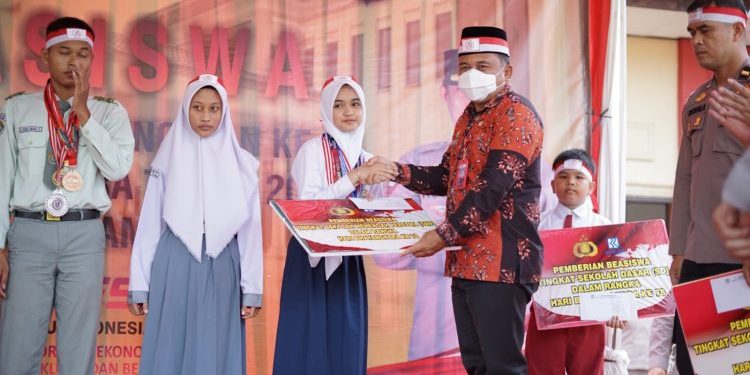 Sekda Muaro Jambi Budhi Hartono Hadiri HUT Bhayangkara ke 78