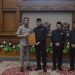 Pj Bupati Bersama Sekda Hadiri Paripurna Rekomendasi LKPJ Bupati Tahun 2023