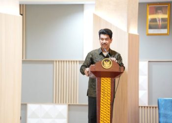 Pj Bupati Raden Najmi Hadiri Pelantikan dan Pengambilan Sumpah Janji Panitia Pengawas Pemilu Kec .Se-kab. Muaro Jambi