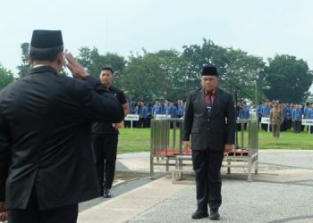 Sekda Muaro Jambi Pimpin Upacara Peringatan Hari Otonomi Daerah