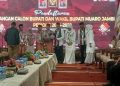 Pasangan BBS – Jun Mahir Jadi yang Pertama Daftar ke KPU Muaro Jambi