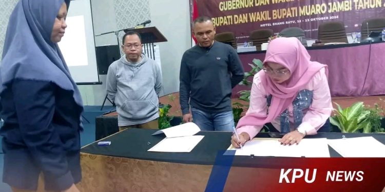 KPU Kabupaten Muaro Jambi Adakan Bimtek Penggunaan Aplikasi Sirekap