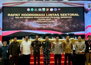 Ketua DPRD Jambi Hadiri Rakor Lintas Sektoral, Bahas Sinergitas dan Keamanan Pilkada 2024