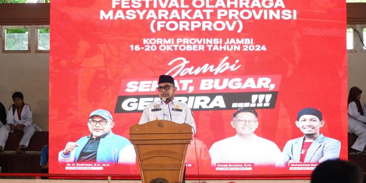 Pjs. Gubernur Sudirman: FORPROV I KORMI Dapat Tingkatkan Minat Masyarakat Terhadap Kebugaran dan Kesehatan Tubuh
