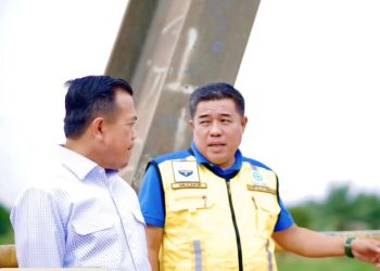 Tinjau Pekerjaan Multiyears Jalan Suak Kandis, Kadis PUPR Muzakir Dampingi Gubernur Jambi