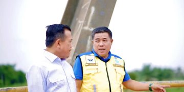 Tinjau Pekerjaan Multiyears Jalan Suak Kandis, Kadis PUPR Muzakir Dampingi Gubernur Jambi