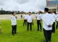 Kadis PUPR Provinsi Jambi Muzakir Dampingi Gubernur Tinjau Progres Stadion Swarnabhumi