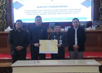Gubernur Al Haris dan DPRD Provinsi Jambi Sepakati Perubahan KUA & PPAS APBD Provinsi Jambi TA. 2025